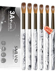 Acrylic Nail Brush Set- 6PCS Size 4/8/10/12/14/16