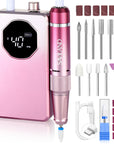 40000RPM Professional Nail Drill for 30S Fast Acrylic Removal