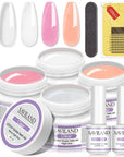 4 Basic Colors Builder Nail Gels Nail Kit