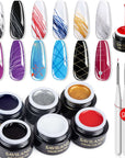 6 Colors Spider Gel Wire Drawing Gel