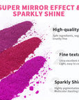 48-Color Chrome Nail Powder Set – Mirror, Aurora & Holographic Effects