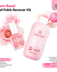 Gentle Plant-Based Nail Polish Remover Kit No Acetone Needed