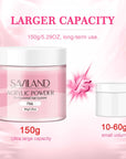 1pcs 150g Pink Acrylic Powder - 5.29OZ