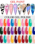 36 Colors Gel Nail Polish Paint kit