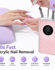 50,000 RPM Cordless Nail Drill - Pink (Ships to US Only)