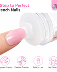 7-Piece Silicone French Tip Nail Stamp Set (Ships to US Only)