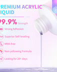 Professional Acrylic Liquid for Nail Extensions & Sculpting (Ships to US Only)
