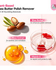 Gentle Plant-Based Nail Polish Remover Kit No Acetone Needed