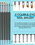 6pcs Nail Art Brush Set