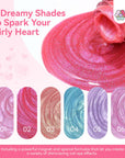 6-Color Romantic Cat Eye Nail Polish Set (Ships to US Only)