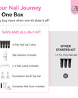 4-Color Pink Cat Eye Poly Gel Extension Kit (Ships to US Only)