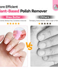 Gentle Plant-Based Nail Polish Remover Kit No Acetone Needed