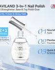 3-in-1 Clear Base, Top Coat & Nail Strengthener (Ships to US Only)