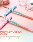 5 PCS Acrylic Nail Brush Set - Size 4/8/10/12/16