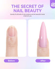 Acrylic Powder and Liquid Set-Clear Pink Nude Acrylic Nail Kit
