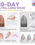why choose Saviland Medium Almond French Tip Press On Nails