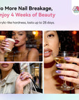 15-Color Purple Duochrome Poly Gel Kit (Ships to US Only)