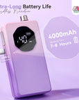 40000RPM Electric Nail Drill for Acrylic Nails, Low Noise Purple (Ships to US Only)