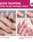 Builder Gel Kit with Nail Drill for Easy Nail Extensions