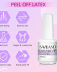 Mess-Free Nail Art Every Time Peel-Off Liquid Latex Barrier