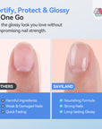 3-in-1 Clear Base, Top Coat & Nail Strengthener (Ships to US Only)