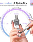 6-Color Holographic Glitter Nail Polish Set (Ships to US Only)