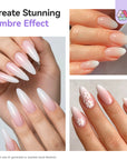 2-Pack White Airbrush Gel Nail Polish 20ml (Ships to US Only)