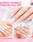 Acrylic Nail Brush Set - 5pcs Size 4/8/10/12/16
