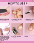 500pcs False Nail Tips and 4 in 1 Glue Gel Kit