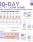 advantages of the Saviland Medium Almond French Tip Press On Nails
