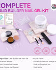 Saviland 60g Nail Gel Kit for Nail Brginners and Lovers