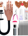 Flexible Mannequin Hand For Nails Practice