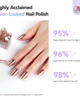 6-Color Holographic Glitter Nail Polish Set (Ships to US Only)