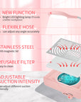 40W Nail Dust Collector with Lamp - Pink