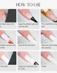 White Builder Gel for Strong Nail Extensions & Repair