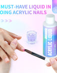 Professional Acrylic Liquid for Nail Extensions & Sculpting (Ships to US Only)