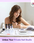 15-Color Pink Peach Cat Eye Poly Gel Kit (Ships to US Only)