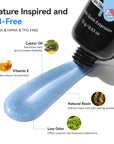 Cat Eye Poly Gel Kit with UV Lamp, Dual Forms & Nail Brush