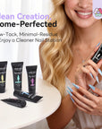 6-Color Pastel Shimmer Poly Gel Kit (Ships to US Only)
