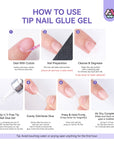 Strong Hold Without UV 30-Day Press-On Nail Glue Gel (Ships to US Only)