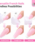7-Piece Silicone French Tip Nail Stamp Set (Ships to US Only)