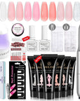120ml Slip Solution for Poly Gel Nails Liquid Anti-stick Gel Solution Kit