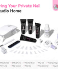4-Color Pink Cat Eye Poly Gel Extension Kit (Ships to US Only)