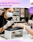 Large Capacity White Airbrush Gel for Salon Nail Art (Ships to US Only)