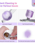 Professional Airbrush Cleaner Kit for Deep Cleaning