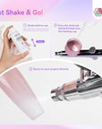 Large Capacity White Airbrush Gel for Salon Nail Art (Ships to US Only)