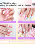 Dark Nude Airbrush Gel for Flawless Ombre Nail Art