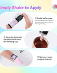 12 Macaron Airbrush Gel Colors for Creative Nail Designs (Ships to US Only)