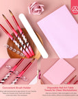 kolinsky acrylic nail brush with holder