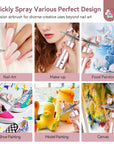 multifunctional Saviland nail airbrush kit